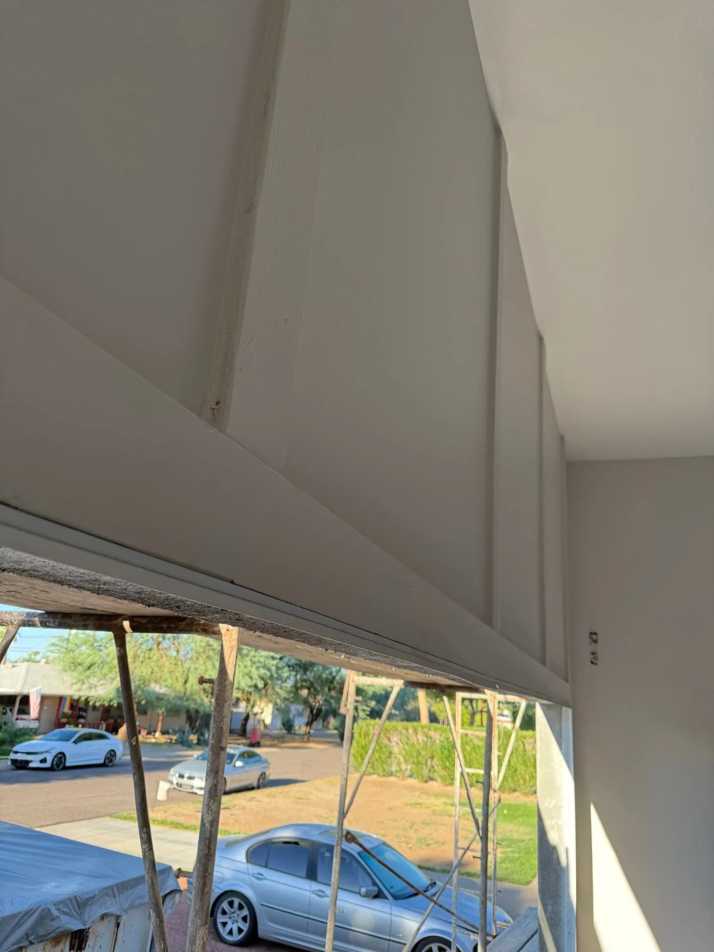 Garage door opener repair and adjustment on a Scottsdale, AZ garage